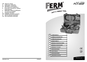 Manual FERM CTM1004 Ferramenta multifunções