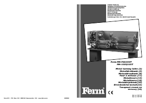 Manual FERM BLM1003 Lathe