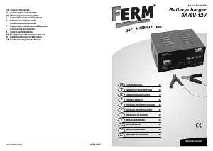 Manual FERM BCM1016 Carregador de bateria