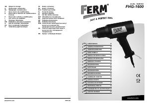 Bedienungsanleitung FERM HAM1003 Heissluftpistole