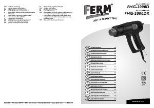 Εγχειρίδιο FERM HAM1004 Πιστόλι θερμού αέρα