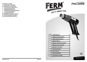 Mode d’emploi FERM HAM1008 Décapeur thermique