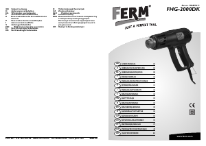 Manuál FERM HAM1011 Tepelná pistole