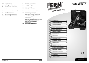 Priročnik FERM HAM1013 Grelna pištola