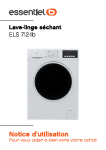 Mode d’emploi Essentiel B ELS 712-1b Lave-linge séchant