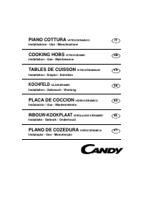 Manuale Candy PDV32X Piano cottura