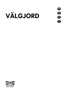 Manual IKEA VALGJORD Dishwasher