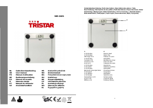 Bruksanvisning Tristar WG-2421 Vekt