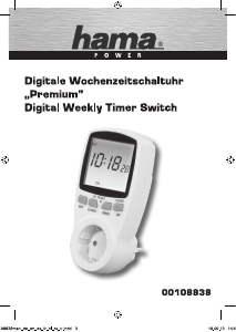 Manual Hama Premium Time Switch