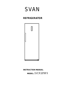Manual Svan SVCR187NFX Freezer