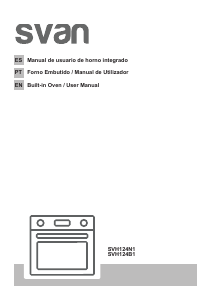 Manual de uso Svan SVH124X1 Horno