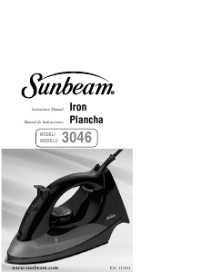 Manual de uso Sunbeam 3046 Plancha