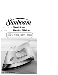 Manual Sunbeam 3965 Classic Iron