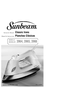 Manual Sunbeam 3966 Classic Iron