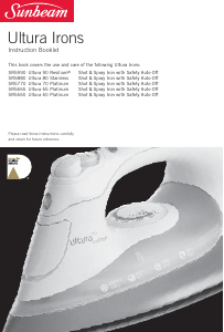 Manual Sunbeam SR5990 Ultura 90 Resilium Iron