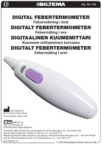 Käyttöohje Biltema 84-136 Kuumemittari