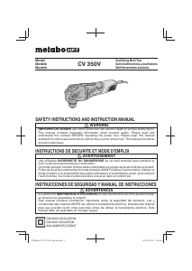 Mode d’emploi Metabo CV 350V Outil multifonction