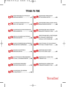 Mode d’emploi Terraillon TFX 70IE Pèse-personne