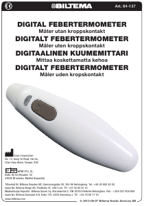 Bruksanvisning Biltema 84-137 Termometer