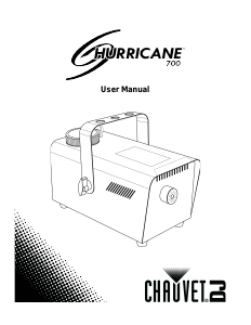 Manual Chauvet Hurricane 700 Fog Machine