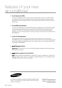 Handleiding Samsung AQV09ABBX Airconditioner