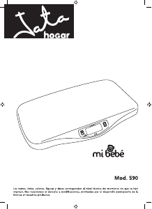 Manual de uso Jata 590 Báscula