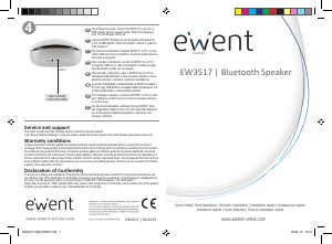 Bedienungsanleitung Ewent EW3517 Lautsprecher