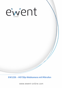 Bedienungsanleitung Ewent EW1226 Webcam