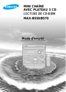 Mode d’emploi Samsung MAX-B570 Stéréo