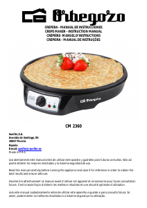 Handleiding Orbegozo CM 2360 Crepemaker