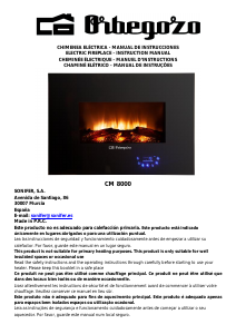 Manual Orbegozo CM 8000 Electric Fireplace