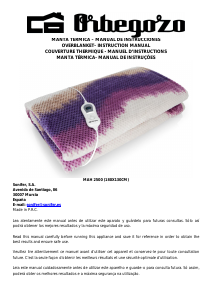 Handleiding Orbegozo MAH 2500 Elektrische deken