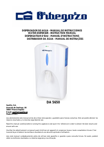 Handleiding Orbegozo DA 5650 Waterdispenser