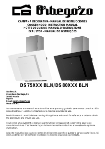 Manual Orbegozo DS 80170 N Cooker Hood