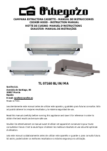 Manual Orbegozo TL 07160 MA Cooker Hood