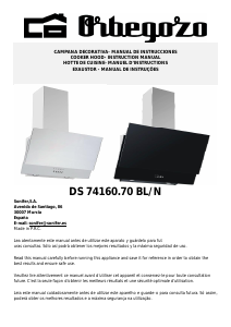 Manual de uso Orbegozo DS 74170 N Campana extractora