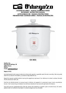 Manual Orbegozo CO 3031 Rice Cooker