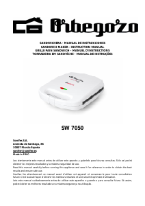 Mode d’emploi Orbegozo SW 7050 Grill