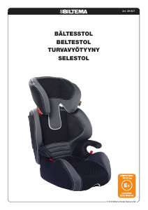 Manual Biltema 39-927 Car Seat