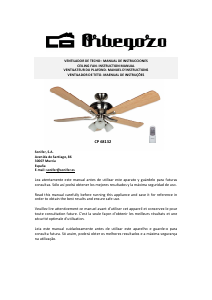 Mode d’emploi Orbegozo CP 68132 Ventilateur de plafond