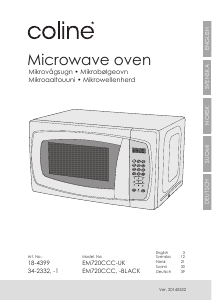 Manual Coline EM720CCC Microwave