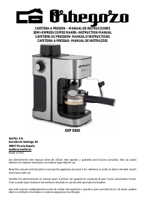 Manual de uso Orbegozo EXP 5000 Máquina de café espresso