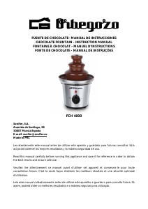 Manual de uso Orbegozo FCH 4000 Fuente de chocolate