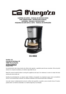 Manual de uso Orbegozo CG 4032 Máquina de café