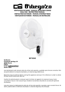 Manual Orbegozo WF 0242 Fan
