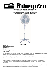 Manual de uso Orbegozo SF 3344 Ventilador
