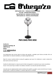 Mode d’emploi Orbegozo PWS 3050 Ventilateur