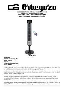 Handleiding Orbegozo TWM 1015 Ventilator