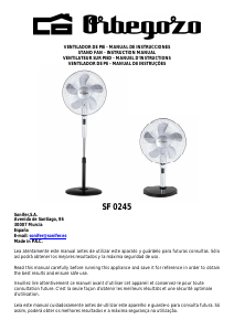 Manual Orbegozo SF 0245 Fan