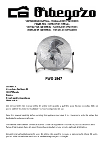 Mode d’emploi Orbegozo PWO 1947 Ventilateur